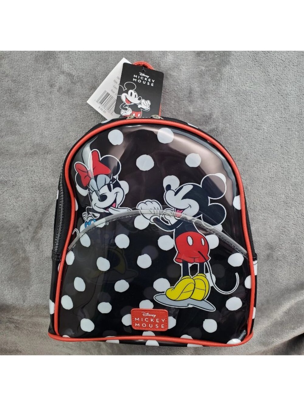 Disney Mickey & Minnie Mouse Mini Backpack Polka Dot Land World Cosplay Travel